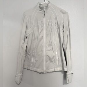 Lululemon Define Jacket Size Women’s 10 White Sporty Casual